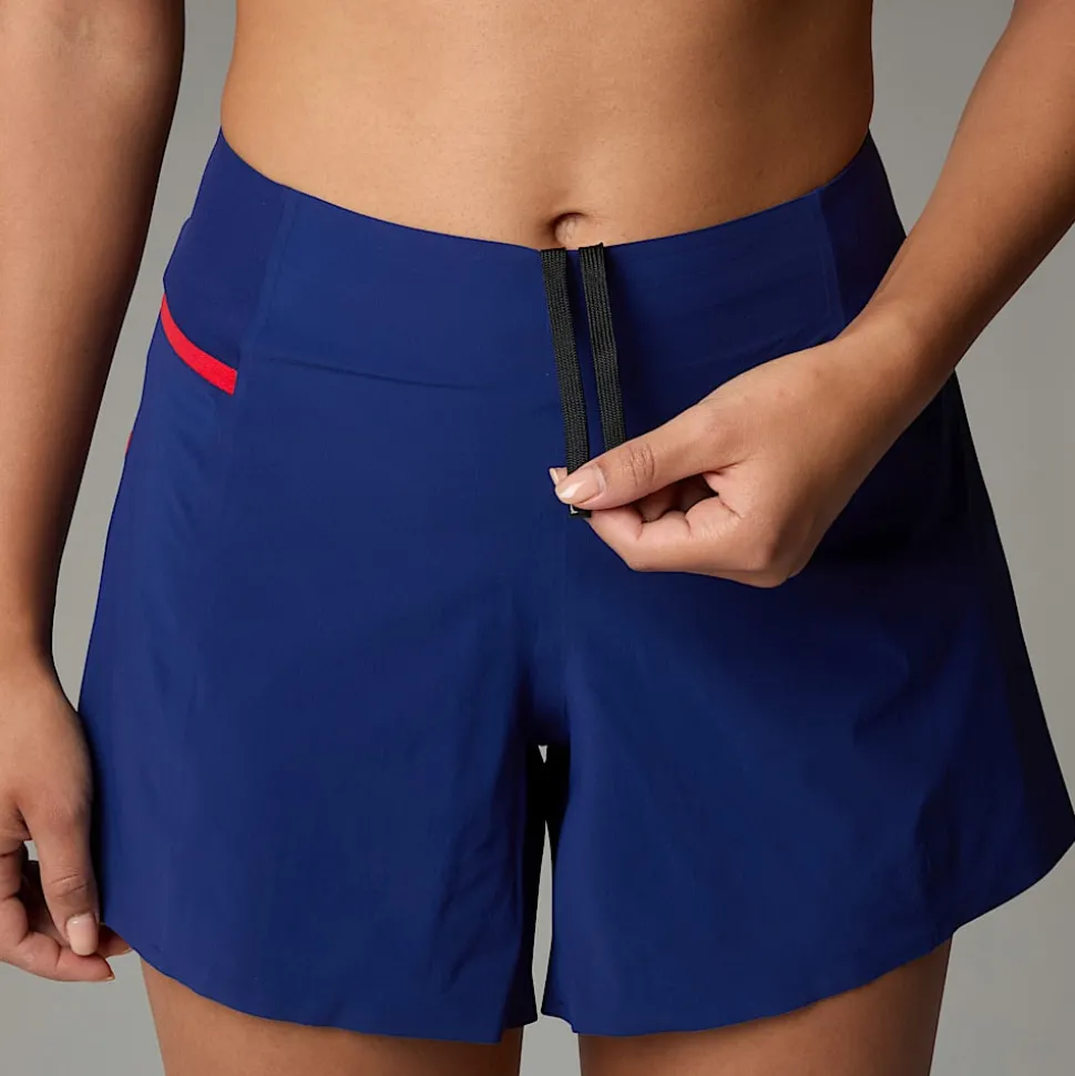 Outlet The North Face Comp Shorts Til Damer FLAG BLUE