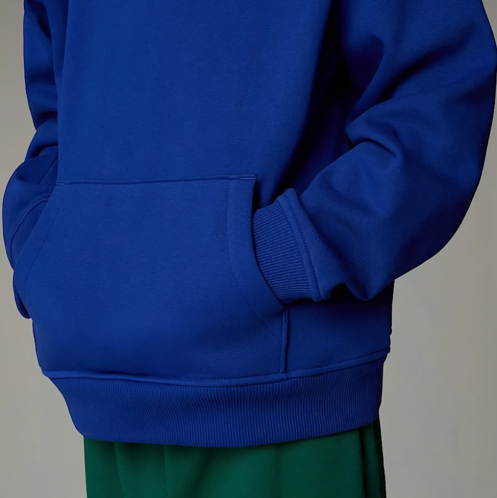 Clearance The North Face Coordinates Oversized Graphic Hættetrøje Til Drenge TNF Blue