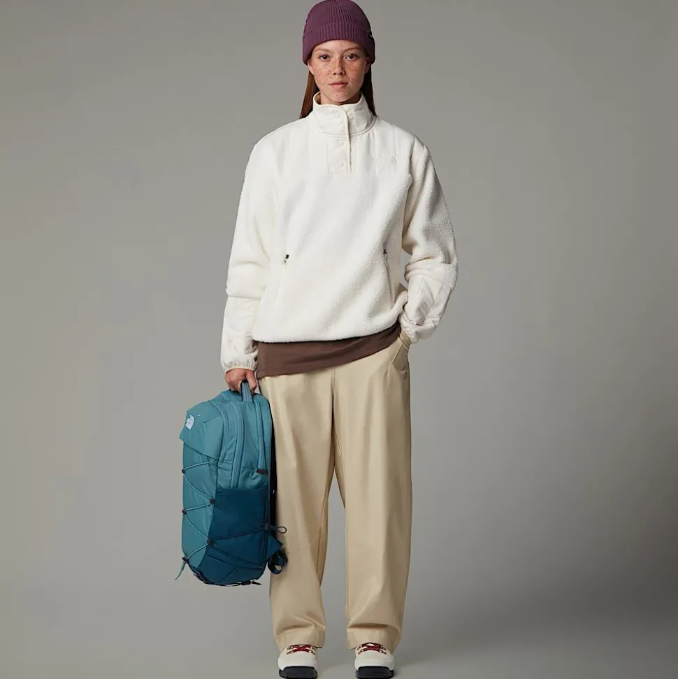 Discount The North Face Cragmont 1/4 Neck Fleece Til Damer White Dune