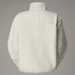 Discount The North Face Cragmont 1/4 Neck Fleece Til Damer White Dune