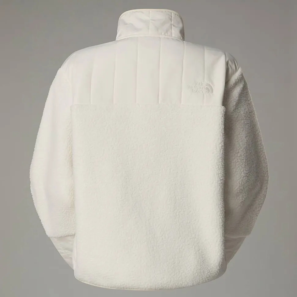 Discount The North Face Cragmont 1/4 Neck Fleece Til Damer White Dune