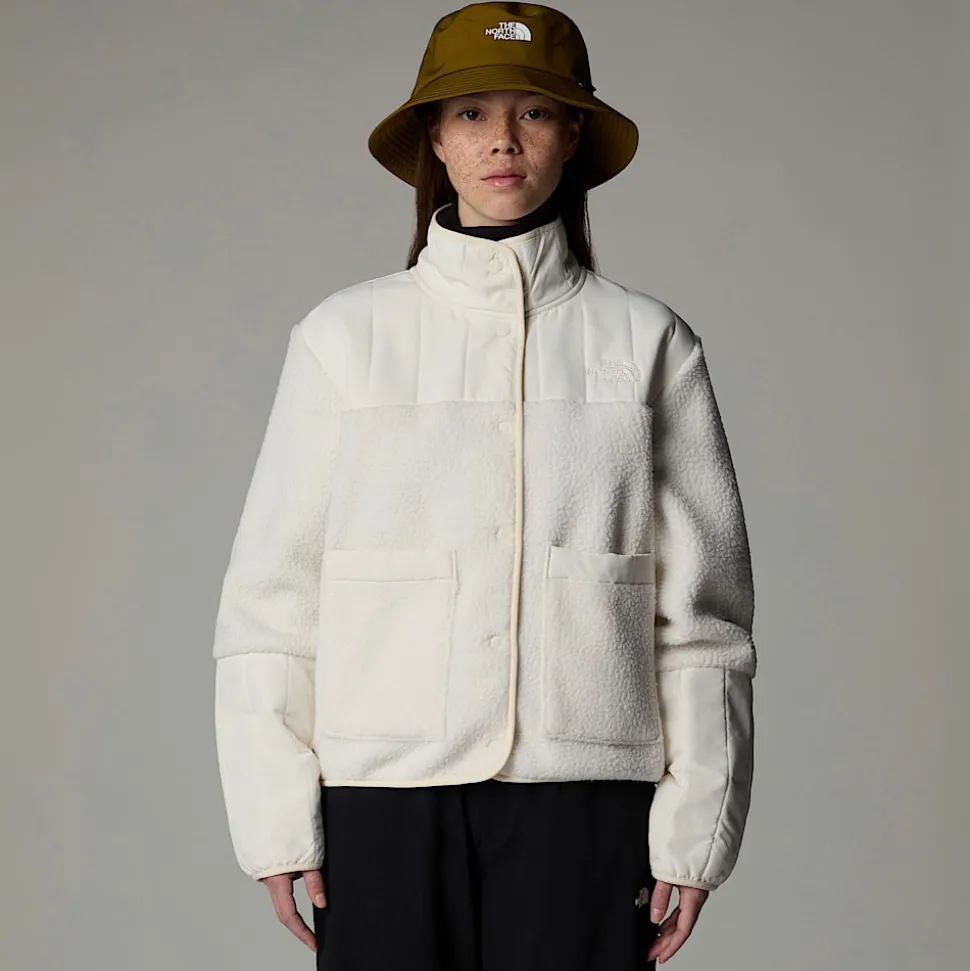 Discount The North Face Cragmont Fleecejakke Til Damer White Dune