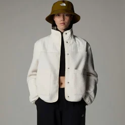 Discount The North Face Cragmont Fleecejakke Til Damer White Dune
