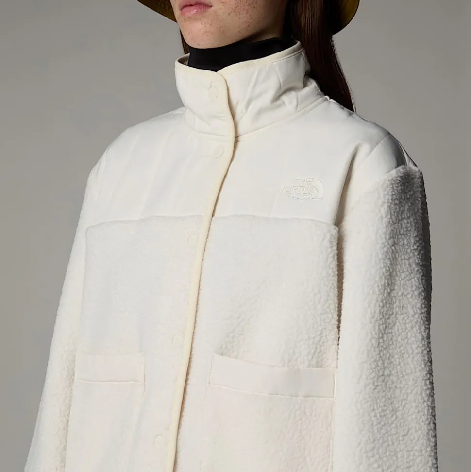 Discount The North Face Cragmont Fleecejakke Til Damer White Dune