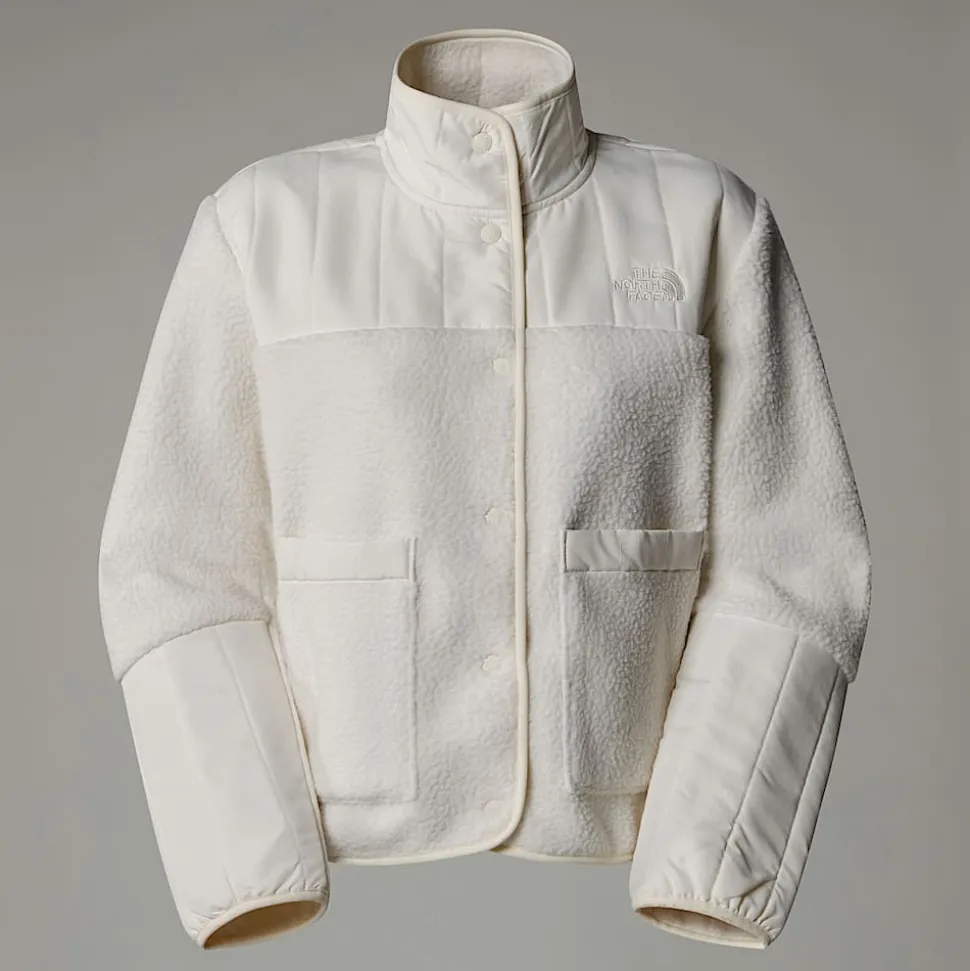 Discount The North Face Cragmont Fleecejakke Til Damer White Dune