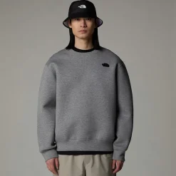 Best Sale The North Face Crew Neck Sweatshirt Til Herrer Metallic Silver Heather