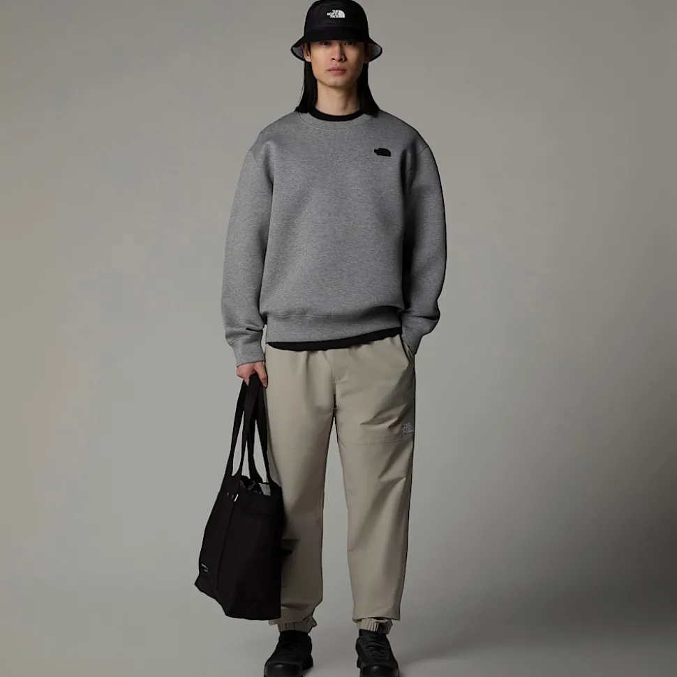 Best Sale The North Face Crew Neck Sweatshirt Til Herrer Metallic Silver Heather