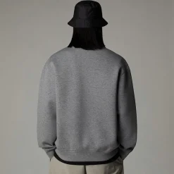 Best Sale The North Face Crew Neck Sweatshirt Til Herrer Metallic Silver Heather