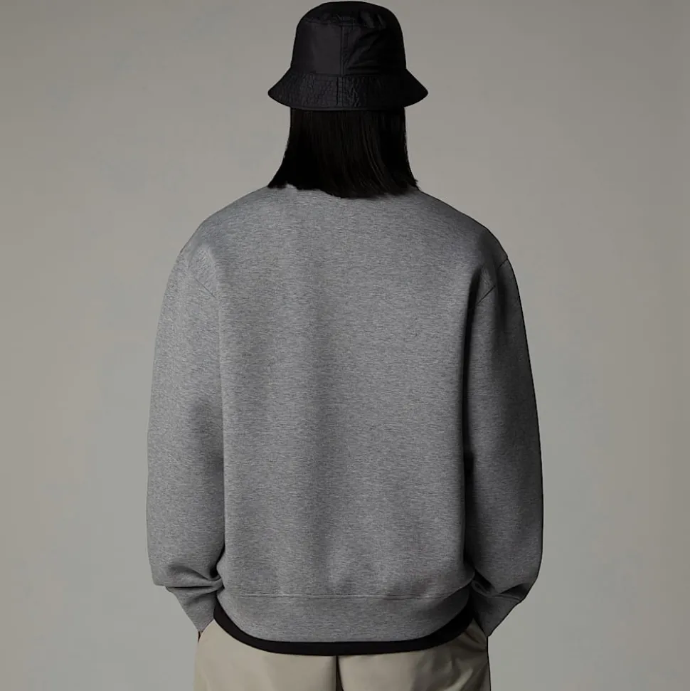 Best Sale The North Face Crew Neck Sweatshirt Til Herrer Metallic Silver Heather