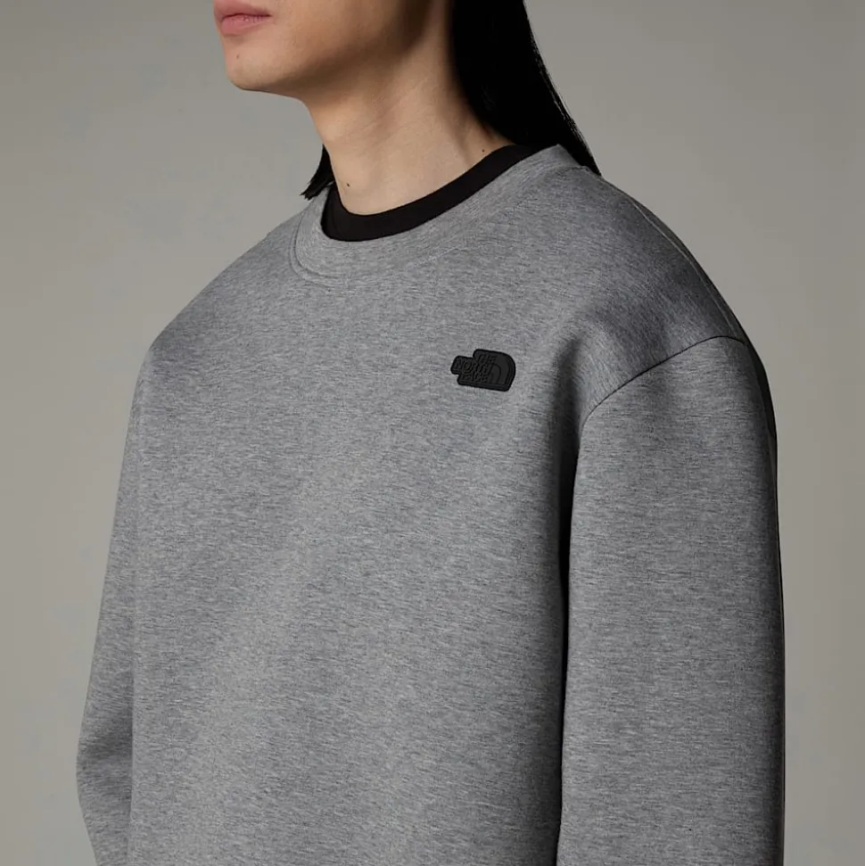 Best Sale The North Face Crew Neck Sweatshirt Til Herrer Metallic Silver Heather