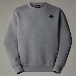 Best Sale The North Face Crew Neck Sweatshirt Til Herrer Metallic Silver Heather