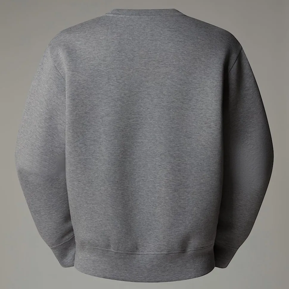 Best Sale The North Face Crew Neck Sweatshirt Til Herrer Metallic Silver Heather