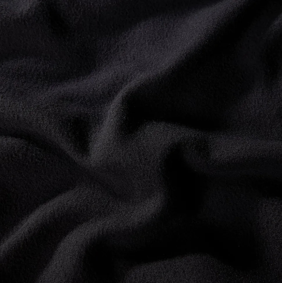 Store The North Face Cropped 100 Glacier Fleece Med Kvart Lynlås Til Damer TNF Black-NPF