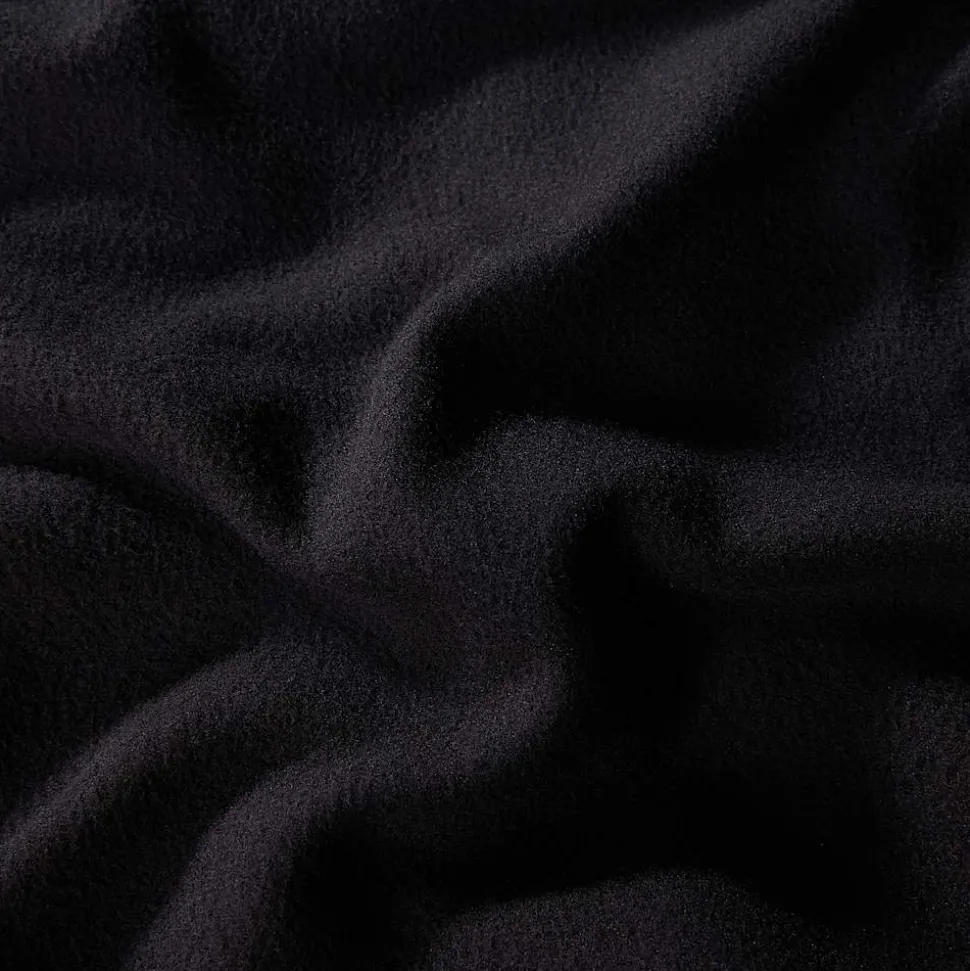 Store The North Face Cropped 100 Glacier Fleece Med Kvart Lynlås Til Damer TNF Black-NPF