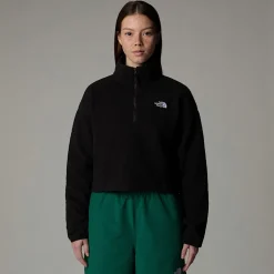 Online The North Face Cropped High Pile Fleece Til Damer TNF Black-NPF