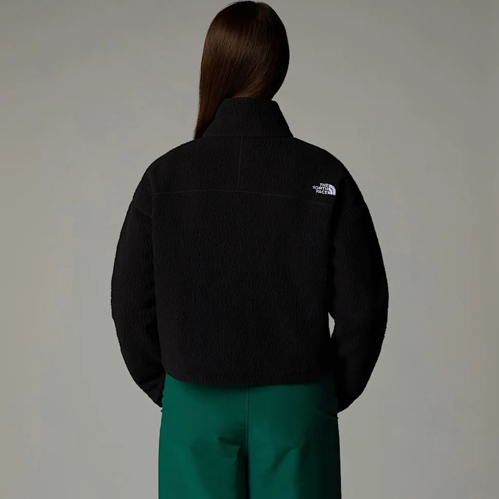 Online The North Face Cropped High Pile Fleece Til Damer TNF Black-NPF