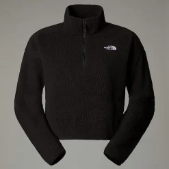 Online The North Face Cropped High Pile Fleece Til Damer TNF Black-NPF