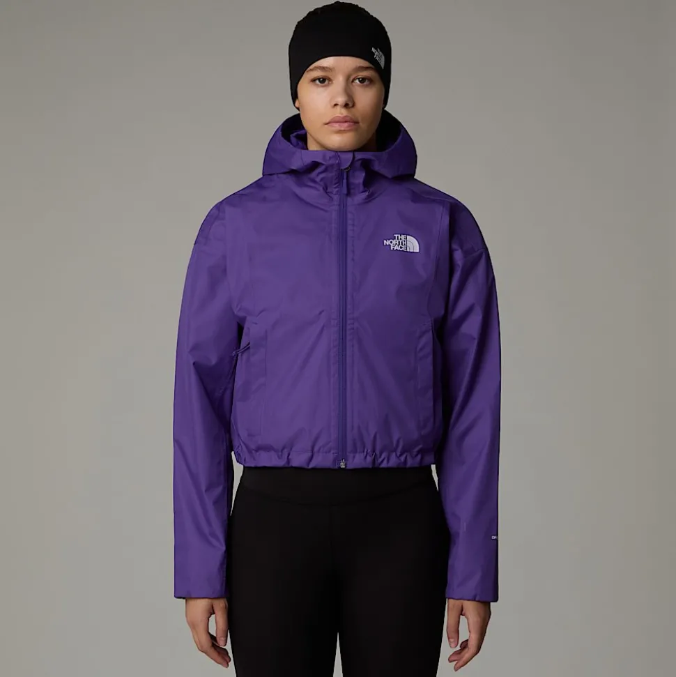 Store The North Face Cropped Quest Jakke Til Damer Peak Purple