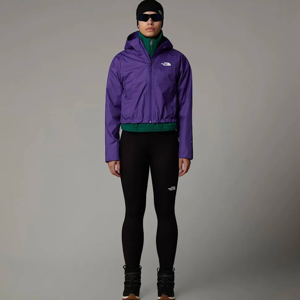 Store The North Face Cropped Quest Jakke Til Damer Peak Purple