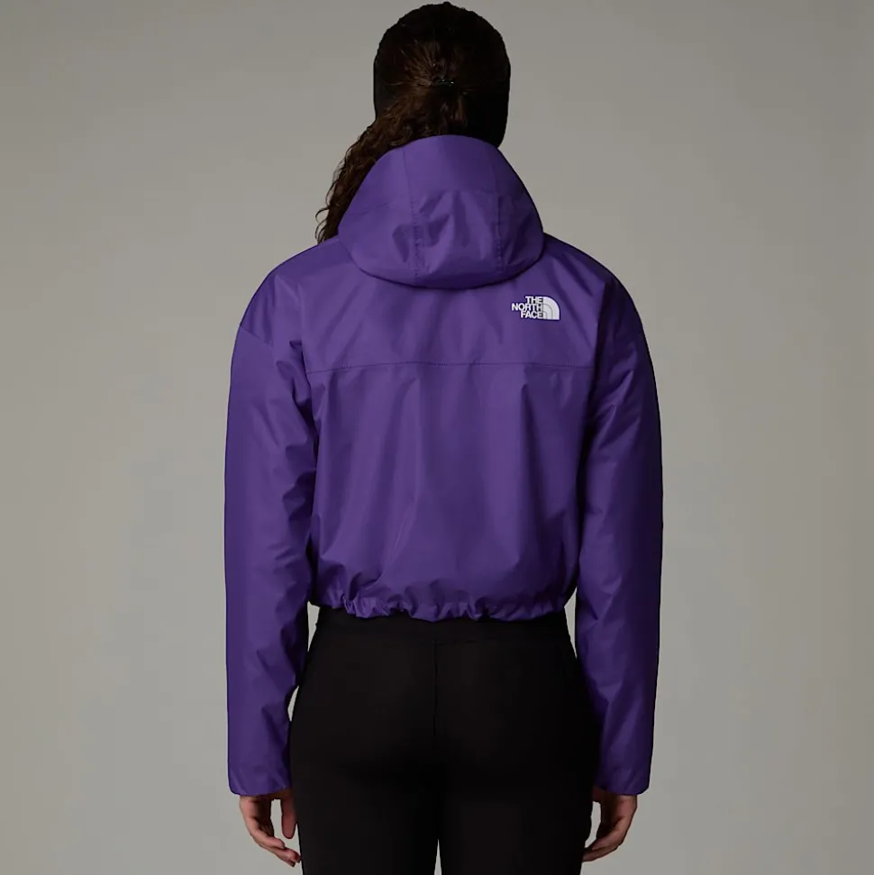 Store The North Face Cropped Quest Jakke Til Damer Peak Purple