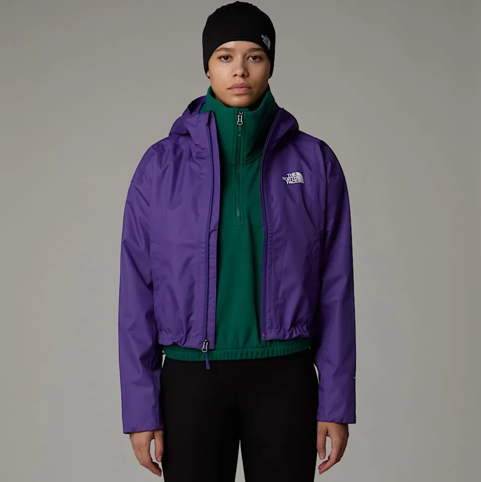 Store The North Face Cropped Quest Jakke Til Damer Peak Purple