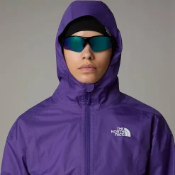 Store The North Face Cropped Quest Jakke Til Damer Peak Purple