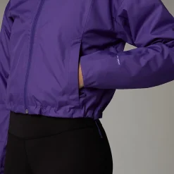 Store The North Face Cropped Quest Jakke Til Damer Peak Purple