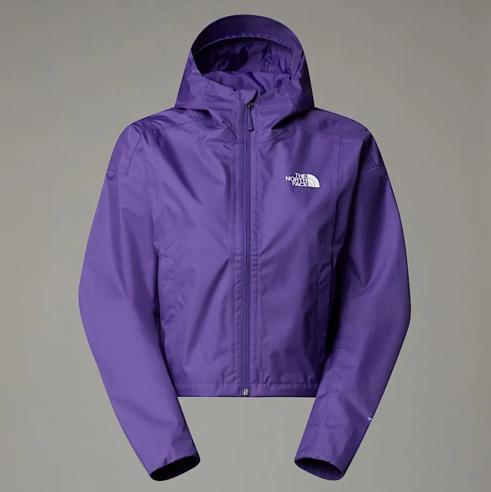 Store The North Face Cropped Quest Jakke Til Damer Peak Purple