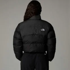 Best Sale The North Face Cropped Saikuru Jakke Til Damer TNF Black-Asphalt Grey