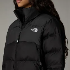 Best Sale The North Face Cropped Saikuru Jakke Til Damer TNF Black-Asphalt Grey
