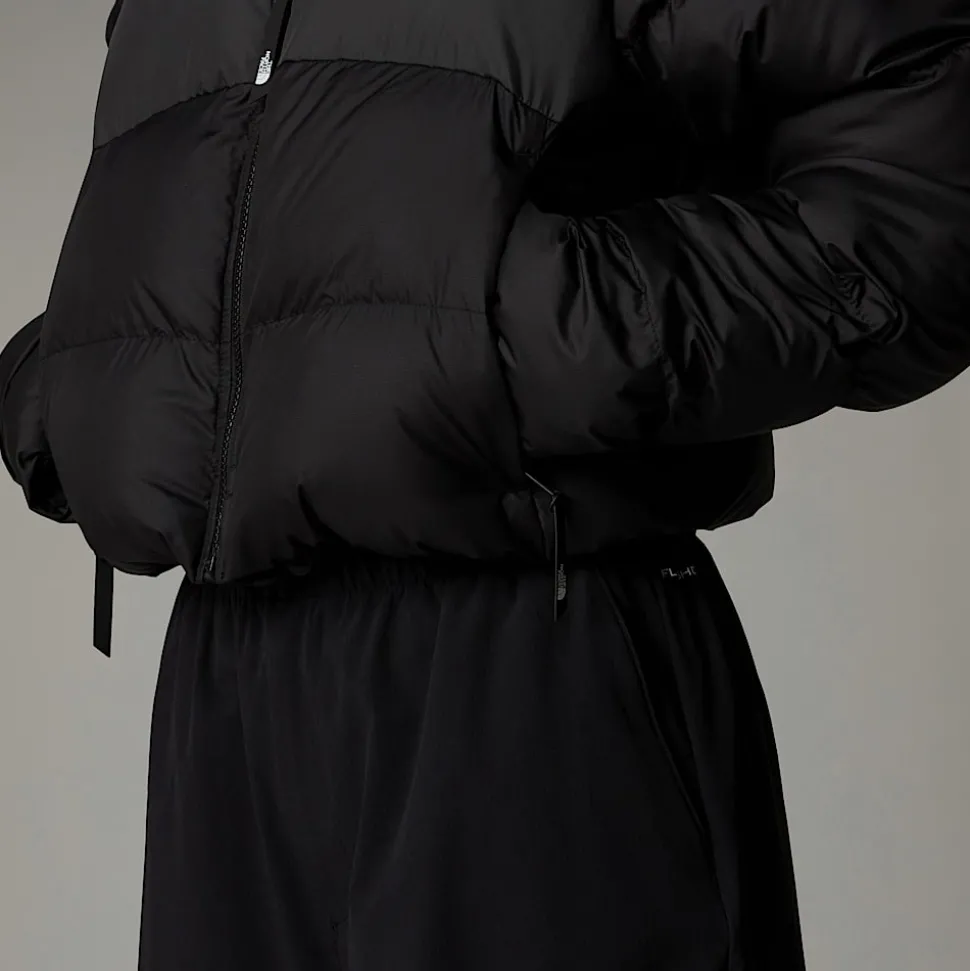 Best Sale The North Face Cropped Saikuru Jakke Til Damer TNF Black-Asphalt Grey