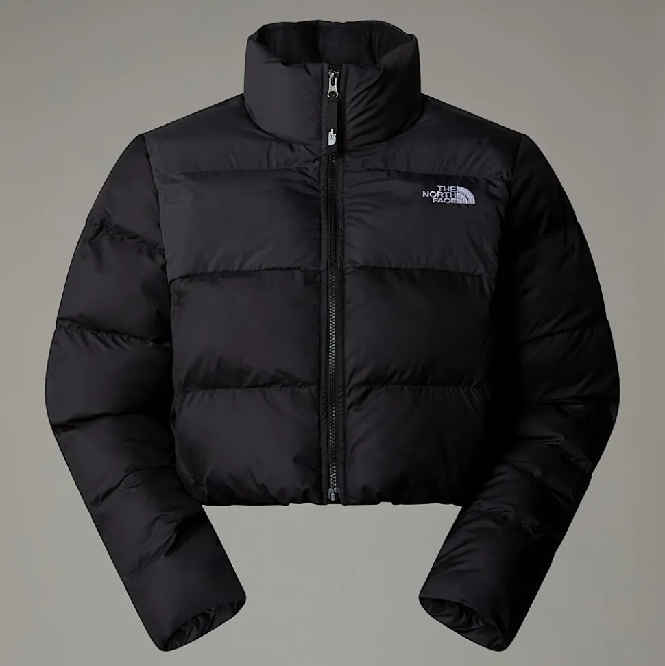 Best Sale The North Face Cropped Saikuru Jakke Til Damer TNF Black-Asphalt Grey