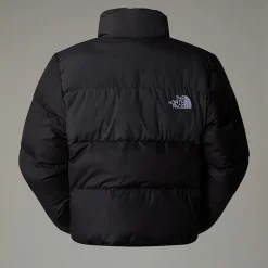 Best Sale The North Face Cropped Saikuru Jakke Til Damer TNF Black-Asphalt Grey