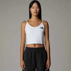 Best The North Face Cropped Tanktop Til Damer TNF White