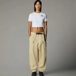 Cheap The North Face Cropped T-shirt Til Damer TNF White