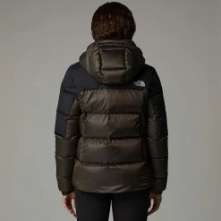 Fashion The North Face Diablo 2.0 Dunjakke Med Hætte Til Damer Smokey Brown Black Heather-TNF Black