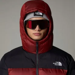 Shop The North Face Diablo 2.0 Dunjakke Med Hætte Til Herrer High Risk Red Black Heather-TNF Black