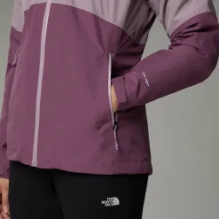 Best Sale The North Face Diablo Dynamic Zip-In Jakke Til Damer Purple Chalk-Midnight Mauve