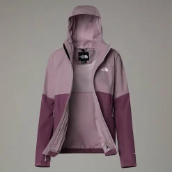 Best Sale The North Face Diablo Dynamic Zip-In Jakke Til Damer Purple Chalk-Midnight Mauve
