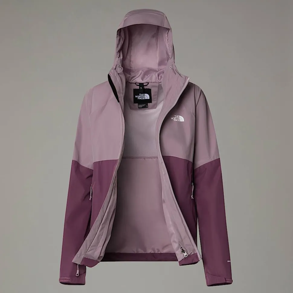 Best Sale The North Face Diablo Dynamic Zip-In Jakke Til Damer Purple Chalk-Midnight Mauve