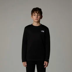 Best The North Face DotKnit Thermal Baselayer Sæt Til Unge TNF Black