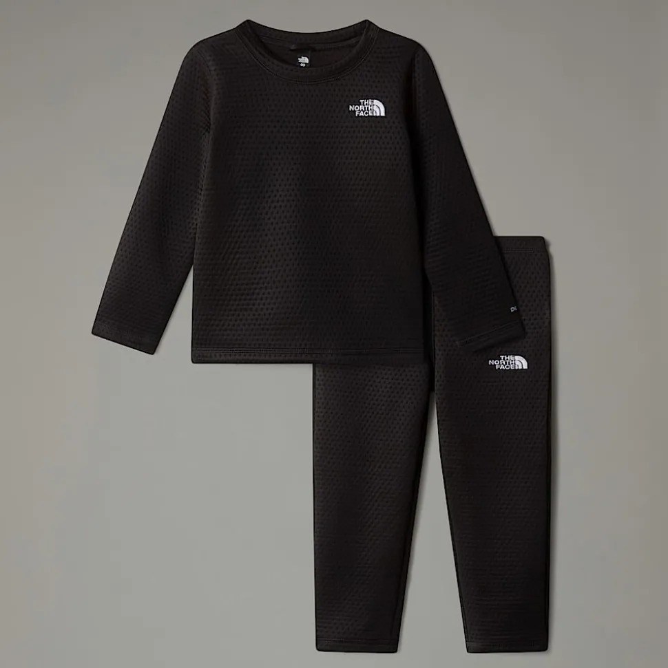 Shop The North Face DotKnit Thermal Baselayer Sæt Til Børn TNF Black