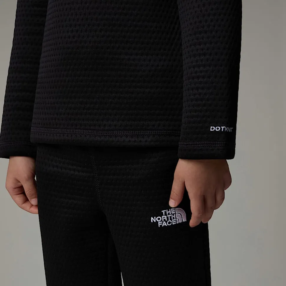 Shop The North Face DotKnit Thermal Baselayer Sæt Til Børn TNF Black