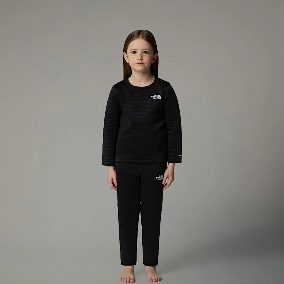 Shop The North Face DotKnit Thermal Baselayer Sæt Til Børn TNF Black