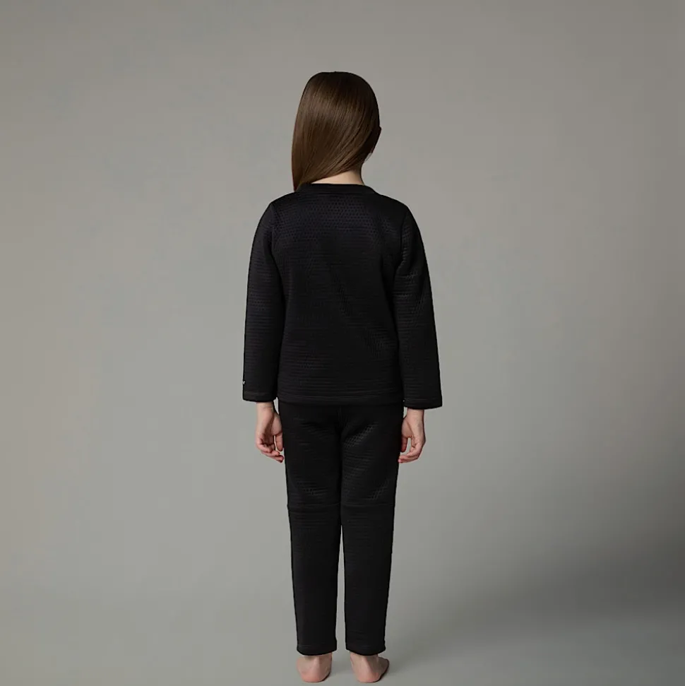 Shop The North Face DotKnit Thermal Baselayer Sæt Til Børn TNF Black