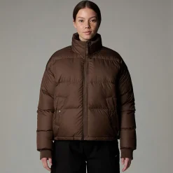 Hot The North Face Down Paralta Puffer Jakke Til Damer Smokey Brown