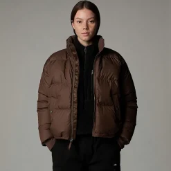 Hot The North Face Down Paralta Puffer Jakke Til Damer Smokey Brown