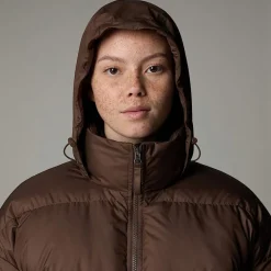 Hot The North Face Down Paralta Puffer Jakke Til Damer Smokey Brown