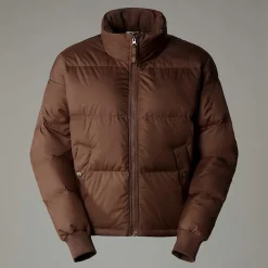 Hot The North Face Down Paralta Puffer Jakke Til Damer Smokey Brown