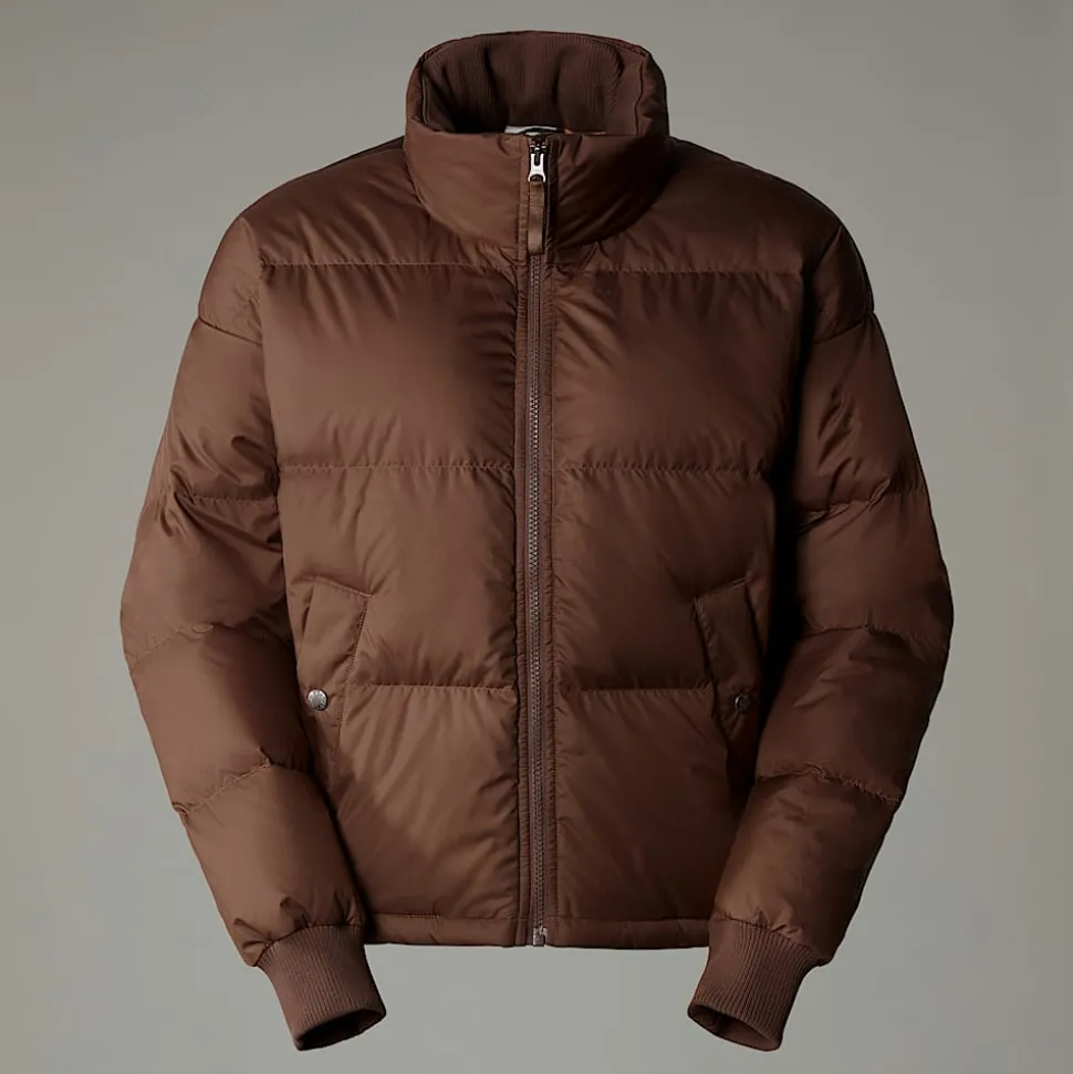 Hot The North Face Down Paralta Puffer Jakke Til Damer Smokey Brown